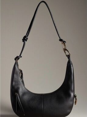 Dolce Vita Melanie Slouchy Shoulder Bag - Black - Excellent Condition